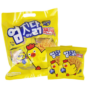 엄지닭 라면과자 오리지널/8시간 우려낸 닭육수 첨가