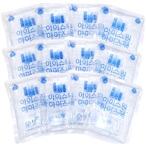 아이스원 워터아이스팩 물아이스팩 택배용 휴대용 아이스팩 완제품 icepack 얼음팩 15x20 54개