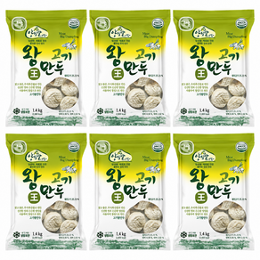 아하식품 고기왕만두 1.4kg*6개