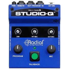 Radial Studio Q 레디알 스튜디오 토크백 컨트롤러 인터페이스 마이크 스위치 컨트롤 [정품]