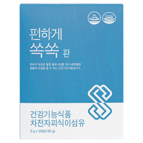 [환타입] 편하게쏙쏙 오리지널 발효 차전자피 식이섬유 쾌변 숙변 6gx30포