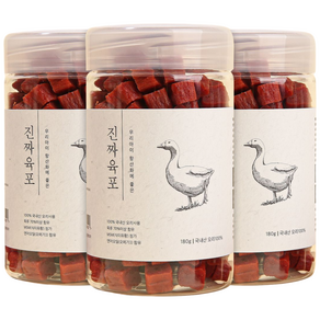진짜육포 강아지 간식 져키 180g