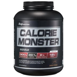 BUP 칼로리몬스터 초코맛 4kg 헬스보충제 단백질보충제 체중증가 게이너