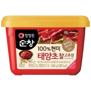 청정원순창 100% 현미 태양초 찰고추장