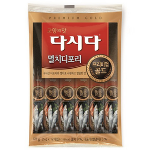 다시다 프리미엄골드 멸치디포리 12p