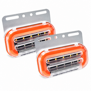 12V 24V 겸용 3WAY LED 무빙시그널 차폭등 노랑색 언더등 깜빡이 미등 화물차
