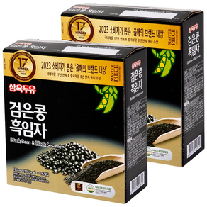 삼육두유 검은콩흑임자, 190ml, 32개 - 두유