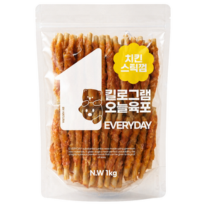 1킬로그램 오늘 육포 대용량 강아지 간식