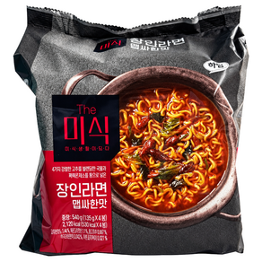 더미식 장인라면 맵싸한 맛 135g