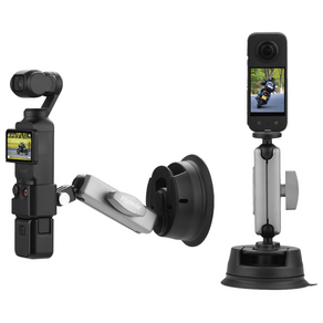 Flymile 카메라 차량 서킷 홀더 DJI OSMO Pocket 4 pro/4/3/360/nano/Action 6/Insta360 X5/X6 고프로 호환 범용 카 차량용 거치대