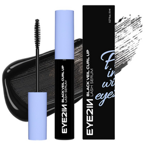 EYE2IN 블랙 베일 속눈썹 펌 영양제 컬업 세럼 8ml - 마스카라