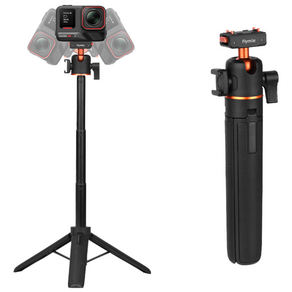 Flymile Insta360 X5/X6/Ace Pro 2전용 마그네틱 빠른 분리 삼각대 360도 볼헤드