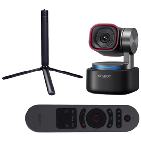 옵스봇(OBSBOT) Tiny 3 + 리모컨 + 확장형 삼각대 세트 4K AI 스트리밍 PTZ 컴팩트 웹캠