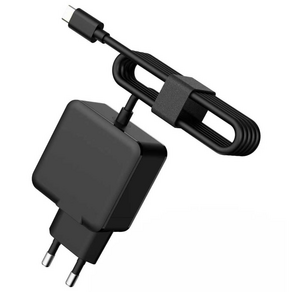 65W 질화갈륨(GaN) PDPPS 초고속 충전기 Type-C 포트 1.5m 일체형 케이블 노트북 / MacBook / LG / 삼성 / 태블릿 등 급속 충전 가능