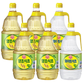 오뚜기 양조식초 1.8L 4개+화이트식초 1.8L 2개