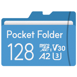 포켓폴더 Pocket Folder 마이크로 SD카드 MSD UHS-I C10 Fit