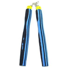 이도스포츠 스펀지 쌍절곤 25cm 빨강/파랑/레인보우 체육교구, 블루