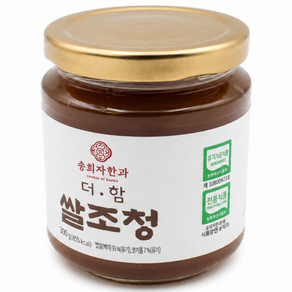송희자 한과 100% 유기농 프리미엄 쌀조청 전통식품 선물 답례품 국내산재료