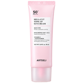 아트델리 멜라 컷 톤업 선크림 SPF50+PA++++/기미 잡티