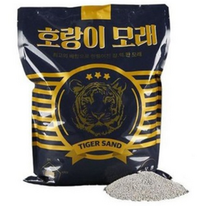 호랑이 호랑이모래 먼지없는 고양이모래 6kgx3개입(총18kg) 무향 고양이 모래>>벤토나이트