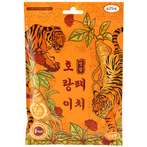 제이에스 국내제조 인삼 호랑이 패치 부치카 국산건강패드