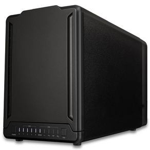 위즈플랫 HDX400U 4베이 3.5" 대용량 외장스토리지 DAS USB3.2 Gen2 알루미늄 에어플로우 저소음 팬 간편장착