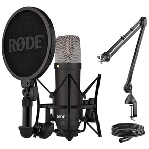 RODE NT1 시그니처 보컬 녹음용 악기용 콘덴서 마이크 로데 PSA1 관절 탁상용 암 스탠드 [국내정품]