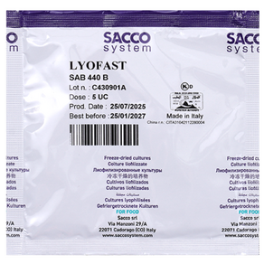 사코 요거트 스타터 발효균 동결건조 유산균 그릭 타입 요거트 전용 SACCO LYOFAST SAB 440B