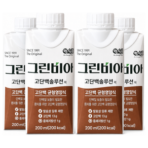 그린비아 단백질 보충이 필요한 환자를 위한 영양식