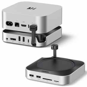 UGREEN 유그린 맥미니 M4/M4 PRO용 10in2 도킹스테이션 USB-C타입 멀티허브|2년 무상보증|DP출력 4K240Hz|10Gbps|M.2 NVMe SSD 호환| 8TB