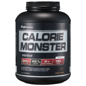BUP 칼로리몬스터 초코퍼지 2kg 체중증가 게이너