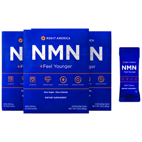 맛있는 NMN 스틱 파우더 레몬맛 250mg x 30포 by 로킷아메리카