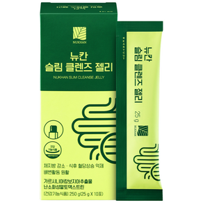 뉴칸 슬림 클렌즈 젤리 10포 쾌변 다이어트젤리 식후혈당 사과맛 난소화성말토덱스트린