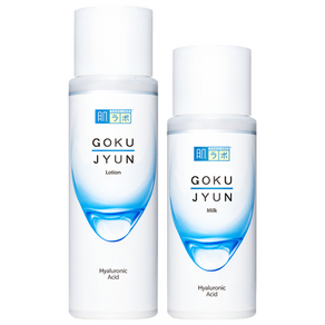 하다라보 고쿠쥰 로션 + 밀크 2종 세트