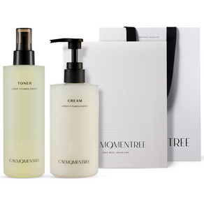 캄모멘트리 레몬 비타민 지성 모공토너&수분크림 스킨케어 세트 (250ml/300ml)