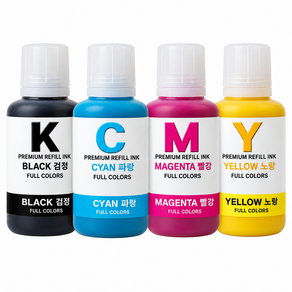 (250ML 대용량 4색세트) 엡손 008 호환 T06G 잉크 L6460 L6490 L6550 L6570 L11160 L15150 L15160 국내산