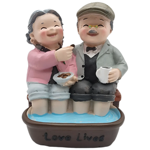 [폭싹속았수다] 다정한 노부부 조각상 추석선물 명절선물
