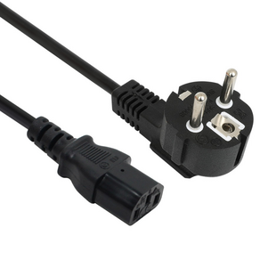 넥시 컴퓨터 모니터 프린터 3구 전원 코드 선 AC 220V 파워 케이블 블랙