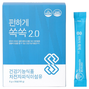 [과립형]편하게쏙쏙 오리지널 발효 차전자피 식이섬유 쾌변 숙변 6gx30포