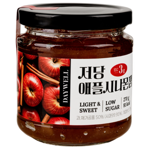 데이웰 저당 저칼로리 애플시나몬잼