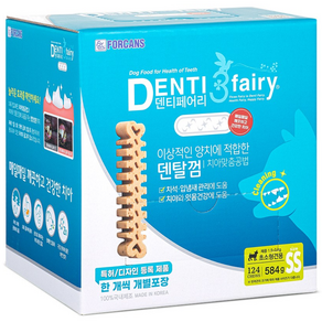 포켄스 덴티페어리 디스펜서 덴탈껌 SS 124개입, 덴티3페어리, 584g, 1개