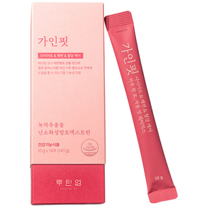 루틴업 가인핏 다이어트 쾌변 혈당 케어 녹차추출물 카테킨 난소화성말토덱스트린 식이섬유 다이어트 보조제