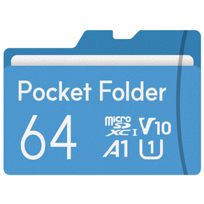 포켓폴더 Pocket Folder 마이크로 SD카드 MSD UHS-I C10 Fit