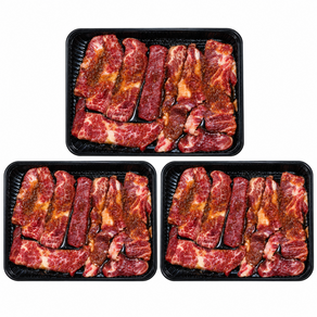 줄서서 먹는 맛집! 수제 양념 소갈비살 500g (찜용)