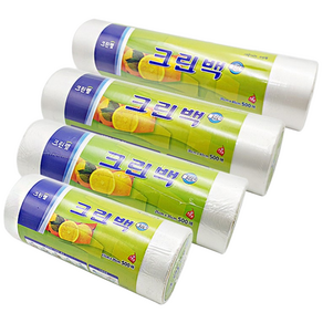 크린랩 크린팩 롤백 500매 혼합구성 4SET (소+중+대+특대)