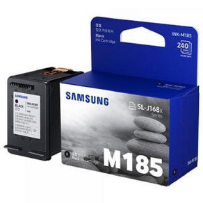 삼성 SL J1685 정품잉크 INK M185 검정 잉크젯 리필 호환 완제품 대용량 교체 재생 복사기 인쇄 잉크