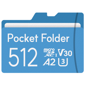 포켓폴더 Pocket Folder 마이크로 SD카드 MSD UHS-I C10 Fit