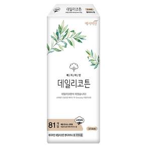 예지미인 데일리코튼 팬티라이너, 롱, 81개입, 4개