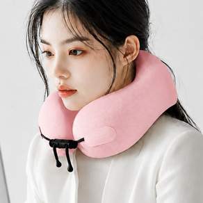 Lunoire 메모리폼 휴대용 목베개 편안한 목 지지 여행 비행기 차량용 목쿠션