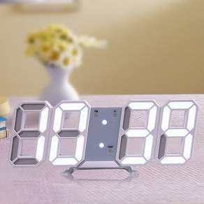 [터치미브랜드] KC인증 큰 숫자 23cm 인테리어 LED 시계 모던 탁상 벽시계 무소음 2m 케이블 포함 5V1A 유선 구동 상표출원 기본 셋팅 후 발송